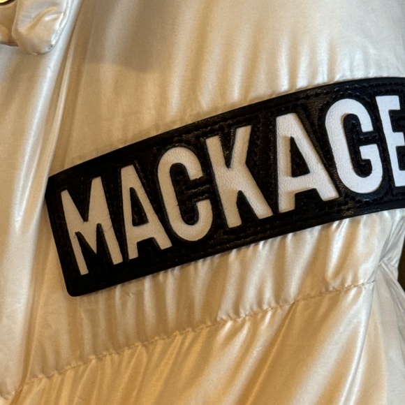 Mackage Sunset Hooded Zipper Closure Color Gradient Puffer Jacket Small - Picture 6 of 11